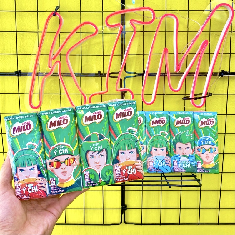 Sữa lúa mạch Nestlé MILO lốc 4hộp x 180ml