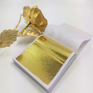 Lá Foil Vàng Đồng Làm Handmade, Trang Trí,Thủ Công Mỹ Nghệ (Set 5 Lá)