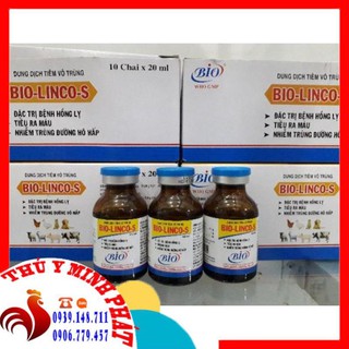 Bio Linco S (20ml) hô hấp, tiêu hóa thú cưng gà đá