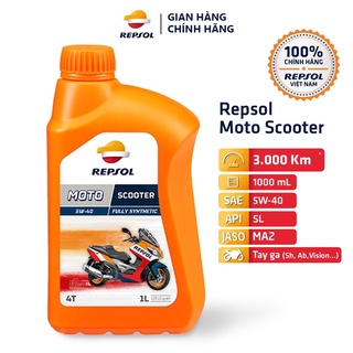 Nhớt Xe Tay Ga Repsol Moto Scooter 4T 5w40 1L