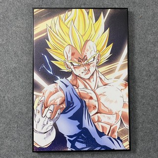 Tranh Treo Tường Dragon Ball Majin Vegeta Siêu Ngầu, Trang Trí Phòng, Có Khung