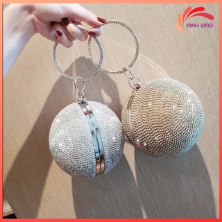 Túi ví Clutch dự tiệc quả cầu đá sang trọng V002