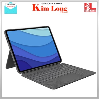 Logitech Combo Touch for Ipad 12,9 (5th), iPad 11inch (1,2,3th), iPad Air 4 (4th) Bao da bàn phím - Có Trackpad