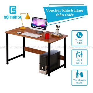 Bàn làm việc bàn học kích thước 1,2m 1m khung thép sơn tĩnh điện mặt gỗ lắp ráp dễ dàng đủ phụ kiện