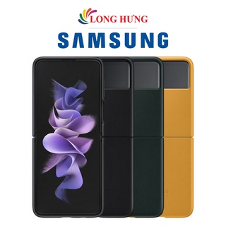 Ốp lưng da Samsung Leather Cover Samsung Galaxy Z Flip3 EF-VF711 - Hàng chính hãng