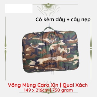 Võng Mùng Caro Cao Cấp | Quai Xách | 149 x 216cm | 750 gram