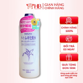 Nước hoa hồng ý dĩ Naturie Hatomugi Nhật 500ml