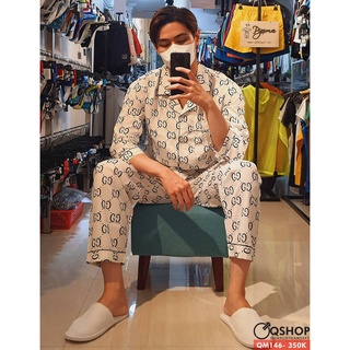 Bộ đồ pijama nam quần dài, tay dài QHSOP QM146
