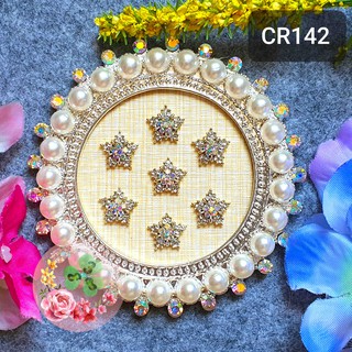 Mã CR053 - CR142 . Charm kim loại đính đá trang trí móng siêu xinh.