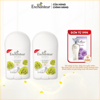 Combo 2 Sáp khử mùi trắng da Enchanteur Delightful 40g/chai