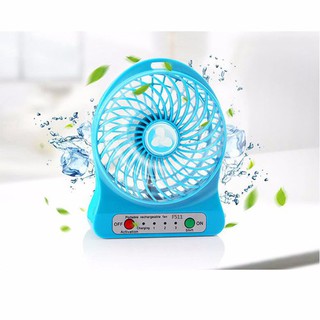 Quạt mini để bàn cao cấp nhỏ gọn 3 chế độ - Quạt sạc mini để bàn
