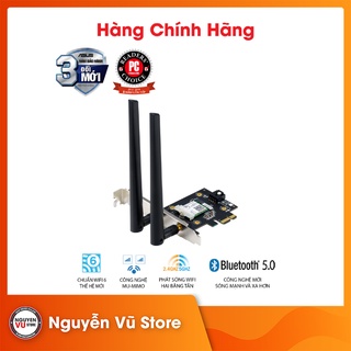Card mạng PCIe WiFi 6 ASUS PCE-AX3000 Chuẩn AX3000 - Hàng chính hãng