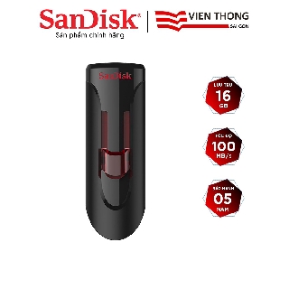 USB 3.0 SanDisk CZ600 16GB Cruzer Glide tốc độ upto 100MB/s - Hãng phân phối chính thức