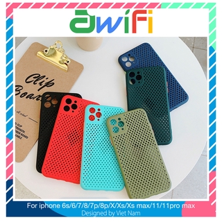 Ốp lưng iphone tản nhiệt lỗ 5/5s/6/6plus/6s/6splus/7/7plus/8/8plus/x/xr/xs/11/12/pro/max/plus/promax - Awifi Case P2-5