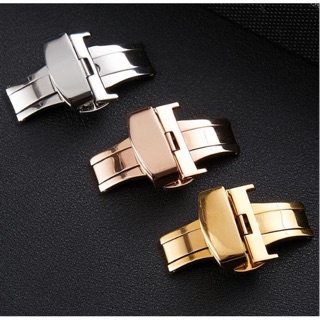 ( free ship ) khóa bướm đồng hồ cao cấp chất thép đặc không gỉ