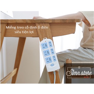 Miếng dán treo cố định ổ cắm điện TRƯỢT THẲNG. Vỉ siêu tiện lợi an toàn cho bé, giá đỡ các vật dụng gia đình