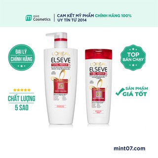 Dầu gội, dầu xả L'Oreal Elseve Total Repair 5