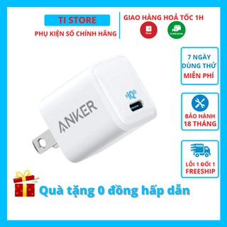 Củ sạc Anker 20w A2633 PowerPort III Nano 1 cổng USB-C PiQ 3.0 sạc nhanh 11 12 13 - tistore
