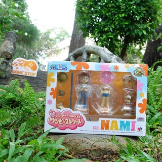 Mô hình One Piece Nami 10cm Megahouse P O P x Pinkyst Street Nhựa PVC, ABS CHÍNH HÃNG MỸ OPMH01