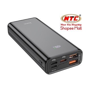 Pin sạc dự phòng Hoco J45 Pro Elegant shell 10000mAh QC3.0 22.5W và TypeC PD20W (Đen) - Hãng phân phối