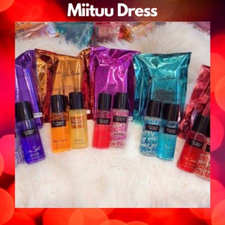 Xịt thơm body mist Victoria's Secret set 2 chai xịt toàn thân hương nước hoa nhẹ nhàng quyến rũ cao cấp Miituu VS