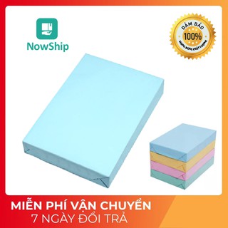 Giấy Ford màu A4, A5 80 - 500 tờ - { xanh lá, xanh dương, vàng, hồng } - Tập sổ giấy bookmark, dụng cụ văn phòng phẩm