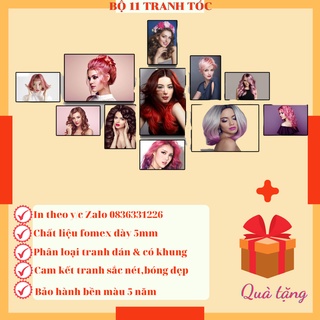 TRANH SALON TÓC TREO DÁN TƯỜNG - ĐỒ TRANG TRÍ SALON SPA SEOHAIR1