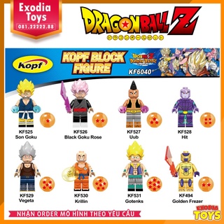 Xếp hình Minifigure nhân vật truyện manga Dragon Ball : 7 viên ngọc rồng - Đồ Chơi Lắp Ghép Sáng Tạo - KOPF KF6040