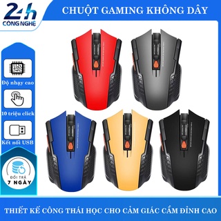 Chuột không dây gaming 2000DPI / 6 nút bấm , Wireless 2.4G không dây, chính xác, độ nhạy cao K1332