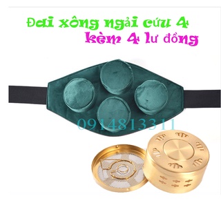 Đai xông ngải cứu 4-̀̀5- Đai xông ngải cứu kèm lư đồng