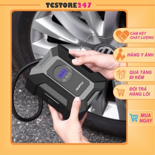[Tự Ngắt] Máy Bơm lốp ô tô mini SUITU bơm hơi 12V đồng hồ điện tử {Bảo hành 12 tháng } di động nhỏ gọn thao tác dễ dàng