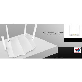 Bộ phát sóng Wifi Tenda  AC5-V3 4 anten Superpower - hàng chính hãng