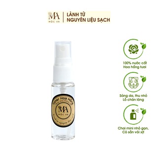 Toner Hoa Hồng Hydrosol Mộc An Cân Bằng Da, Giúp Kiềm Dầu, Giảm Mụn, Se Mịn Chân Lông 20g - Sample Mini