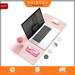 Tấm lót chuột da PU siêu mỏng chống thấm nước đa năng cỡ 23.6" x 11.8"