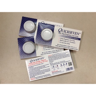 Dụng cụ phát hiện thai sớm - Que thử thai Quickseven ( hộp 1 que thử)