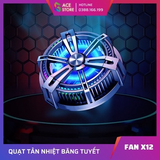 Quạt tản nhiệt điện thoại X12 | Quạt tản nhiệt hút nam châm dành cho máy tính bảng và điện thoại