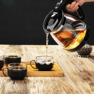 Bộ Bình Lọc Trà Kèm 4 Ly Thủy Tinh