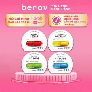 Combo Mix 10 Mặt Nạ Giấy BNBG Vita Genic Jelly Mask 30ml x10 (LIFTING, WHITENING , RELAXING)