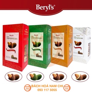 [HỘP 180G] Kẹo Socola Beryl's Tiramisu Bọc Hạnh Nhân Có 4 Vị Socola - Malaysia