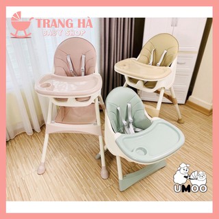 RẺ VÔ ĐỊCH GHẾ ĂN DẶM CHÍNH HÃNG UMOO KHÔNG BÁNH ĐIỀU CHỈNH ĐỘ CAO CHO BÉ PHONG CÁCH HÀN QUỐC