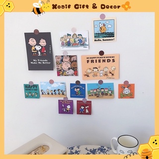 Set 12 tấm postcard Snoopy cute decor phòng