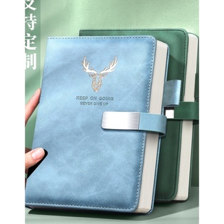 Sổ bìa da cừu logo KEEP ON GOING Supper Leather Notebook