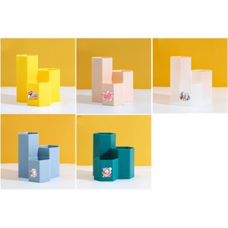 Ống cắm bút nhựa nhiều ngăn army CBTI1 ống đựng bút ống cắm bút cute dễ thương