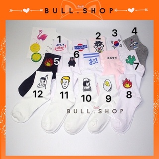 Tất vớ nữ bo chun unisex hoạt hình