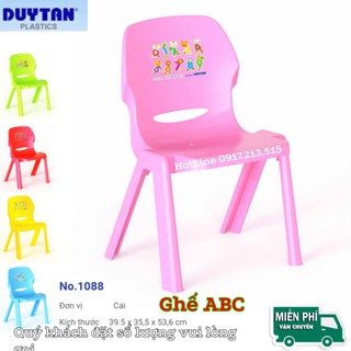 Ghế dựa ABC nhựa DUY TÂN (39.5 x 35.5 x 53.6cm)
