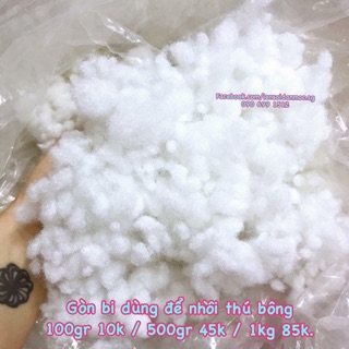 500gr Gòn bi loại 1 dùng để nhồi thú bông