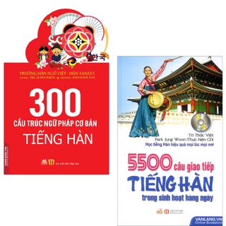 Sách - Combo 300 Cấu Trúc Ngữ Pháp Cơ Bản Tiếng Hàn + 5500 Câu Giao Tiếp Tiếng Hàn Trong Sinh Hoạt Hằng Ngày