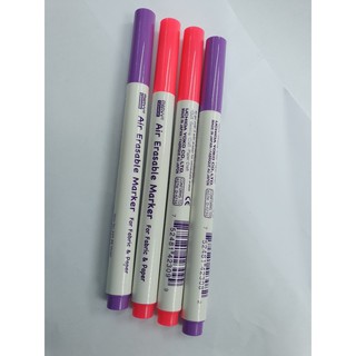 Bút viết lên vải tự bay chữ Marvy Air Erasable Marker for fabric 423