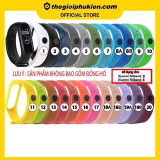 Dây Đeo Cao Su Thay Thế Cho Xiaomi Miband 3/4/5 Chất Lượng Cao