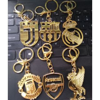Móc khoá khoét rỗng loại lớn clb bóng đá juve, MU Arsenal Liverpool real barca